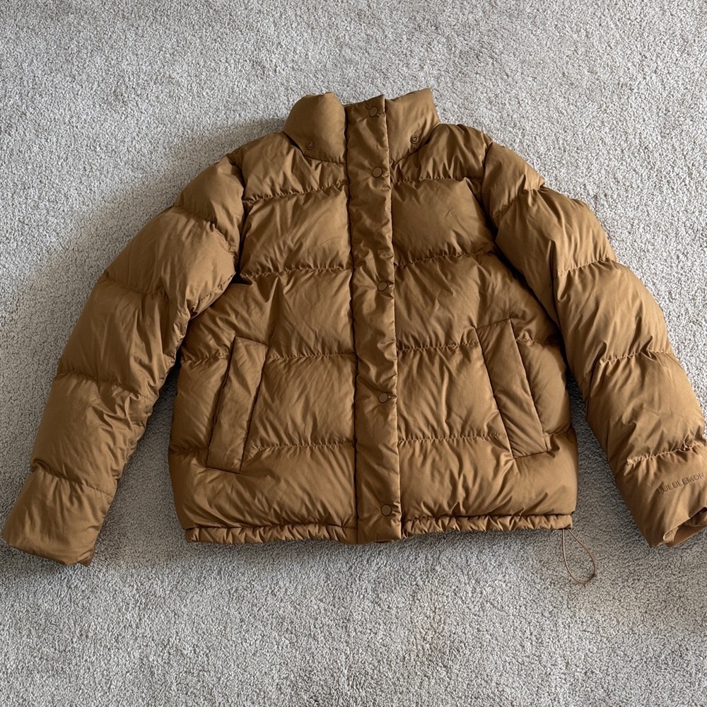 lululemon athletica Tan wunder puff Puffer Jacket